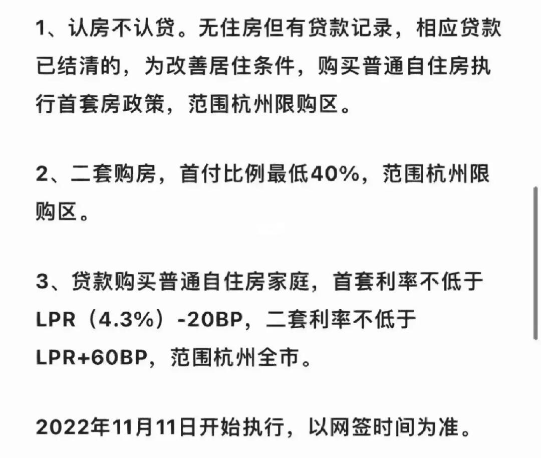 杭州房貸政策最新消息深度解讀