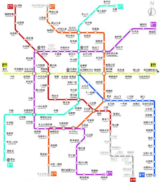 天津地鐵12號(hào)線最新線路圖及其影響分析